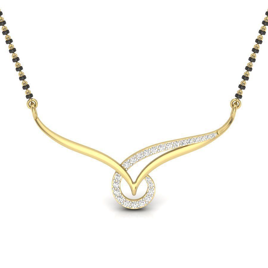 Gold Necklace Bracelet Badge 3D print model_8