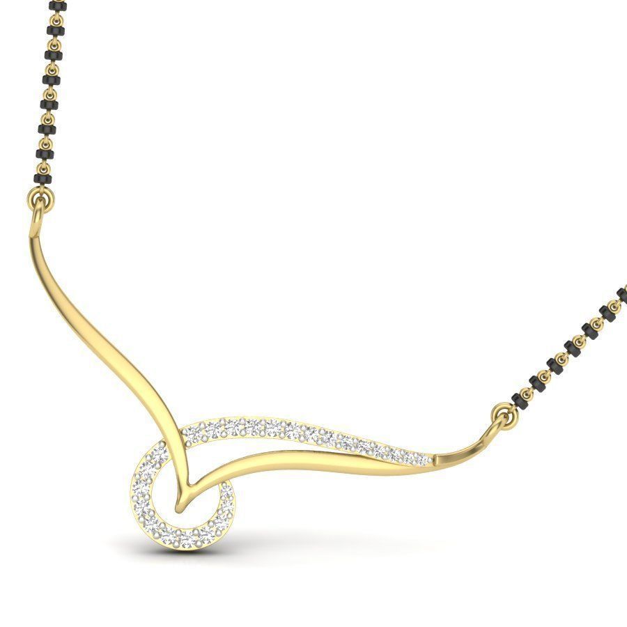 Gold Necklace Bracelet Badge 3D print model_2