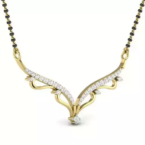 necklace diamond in gold