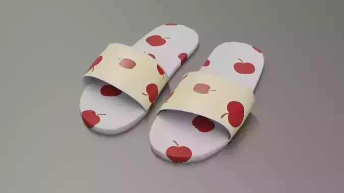 Apple slippers