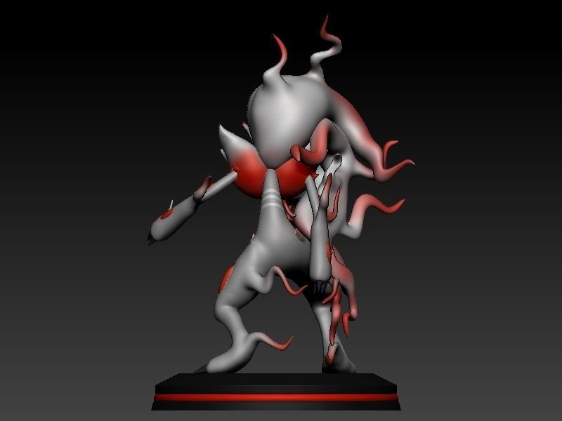 pokemon hisui zoroark 3D print model_12