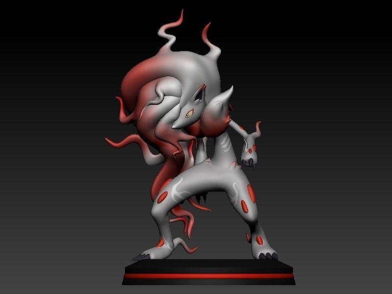 pokemon hisui zoroark 3D print model_1