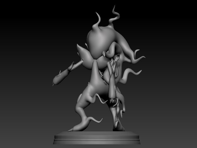 pokemon hisui zoroark 3D print model_11