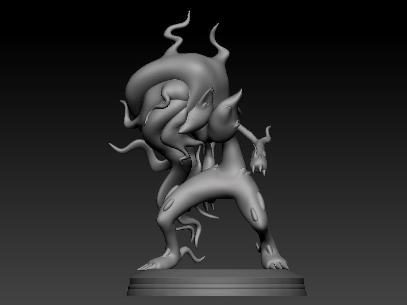 pokemon hisui zoroark 3D print model_2
