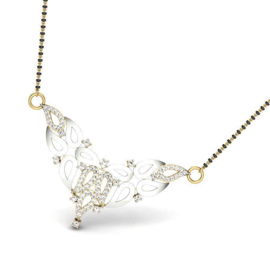 Bridal Necklace 3D print model_2