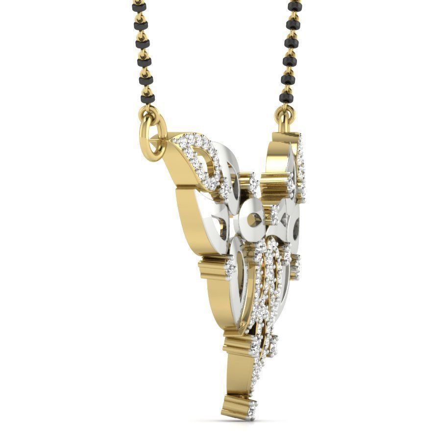 Bridal Necklace 3D print model_9