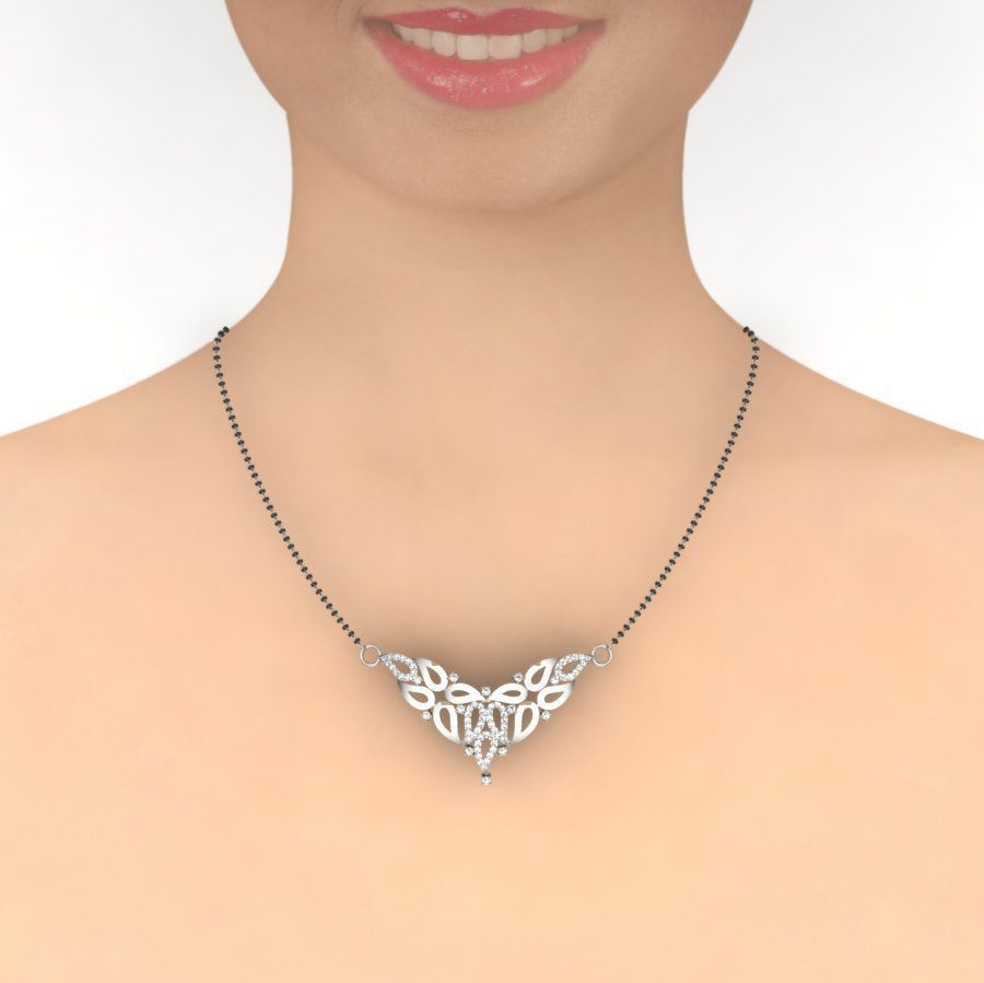 Bridal Necklace 3D print model_1