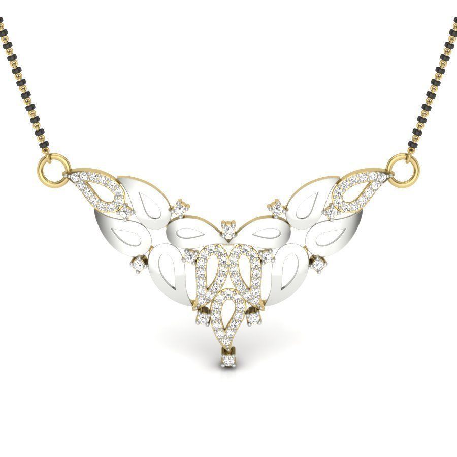 Bridal Necklace 3D print model_7