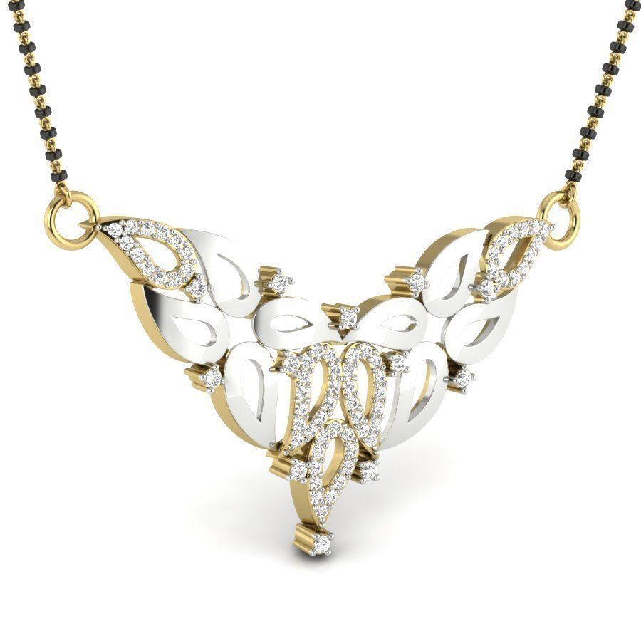 Bridal Necklace 3D print model_8