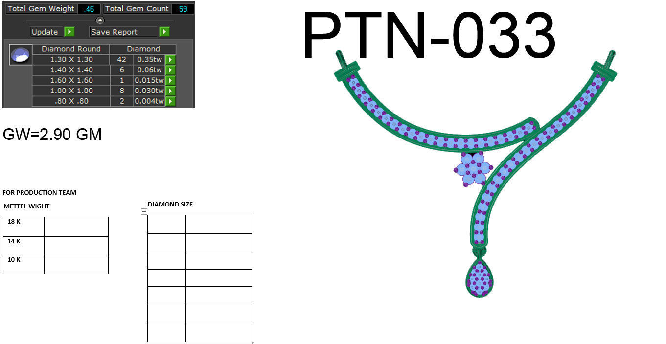 Beautiful Necklace 3D print model_10