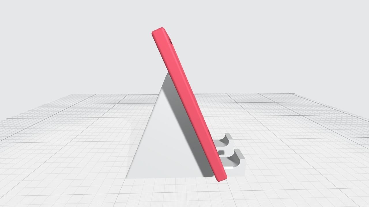 2 in 1 Tablet Stand with Picture Frame 3D print model_3