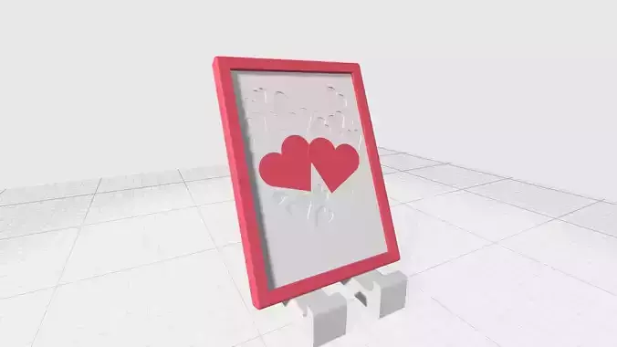 2 in 1 Tablet Stand with Picture Frame 3D print model