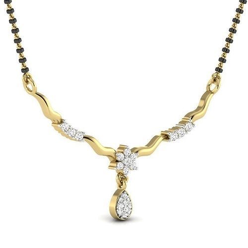 Diamond Necklace Set For Women 3D print model