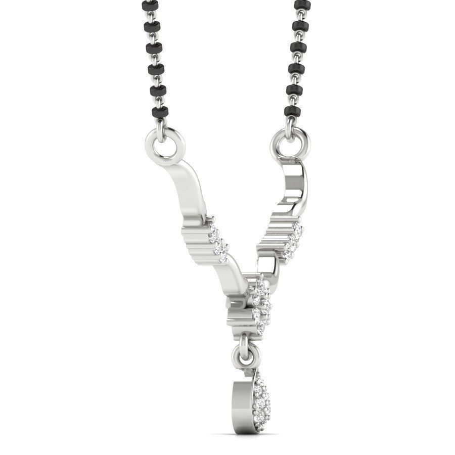 Diamond Necklace Set For Women 3D print model_5