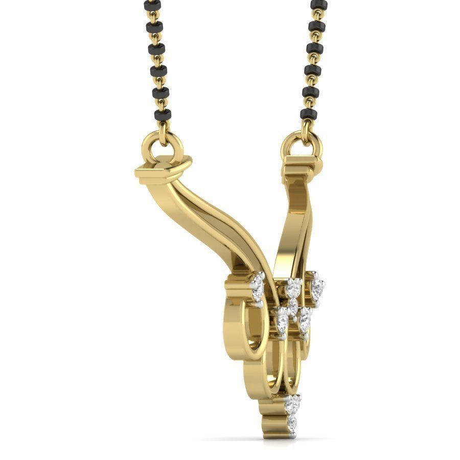 Bridal Necklace 3D print model 3D print model_9