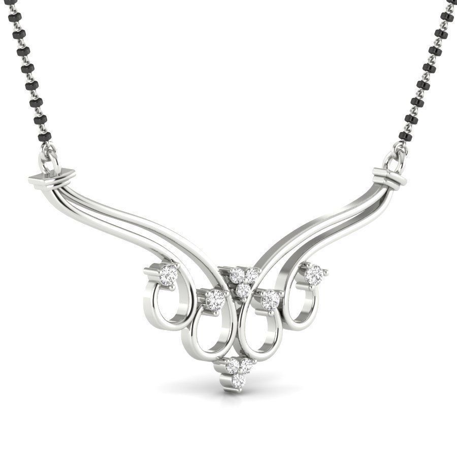 Bridal Necklace 3D print model 3D print model_4