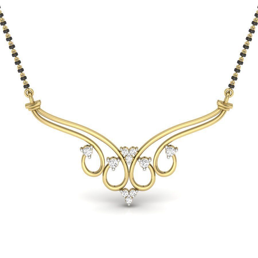 Bridal Necklace 3D print model 3D print model_8