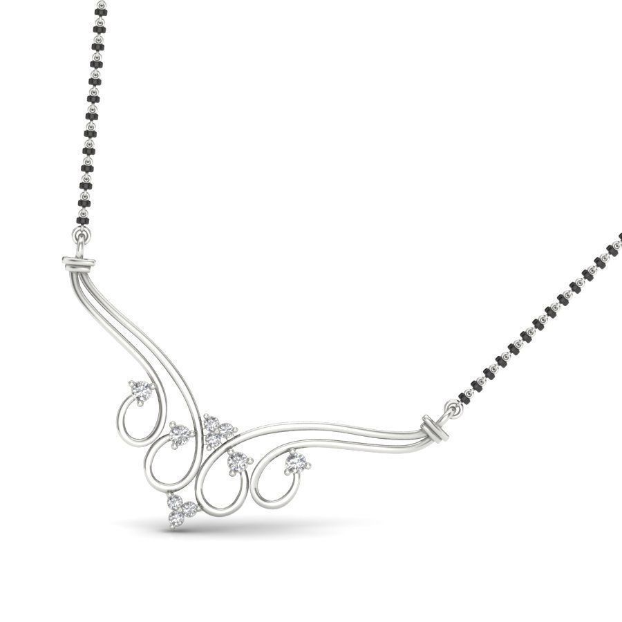 Bridal Necklace 3D print model 3D print model_6