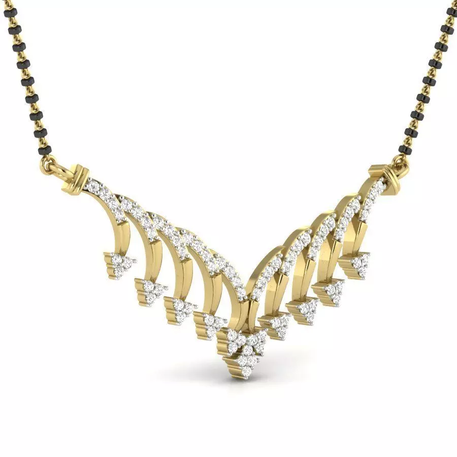 Luxury Necklace Diamonds 3D print model