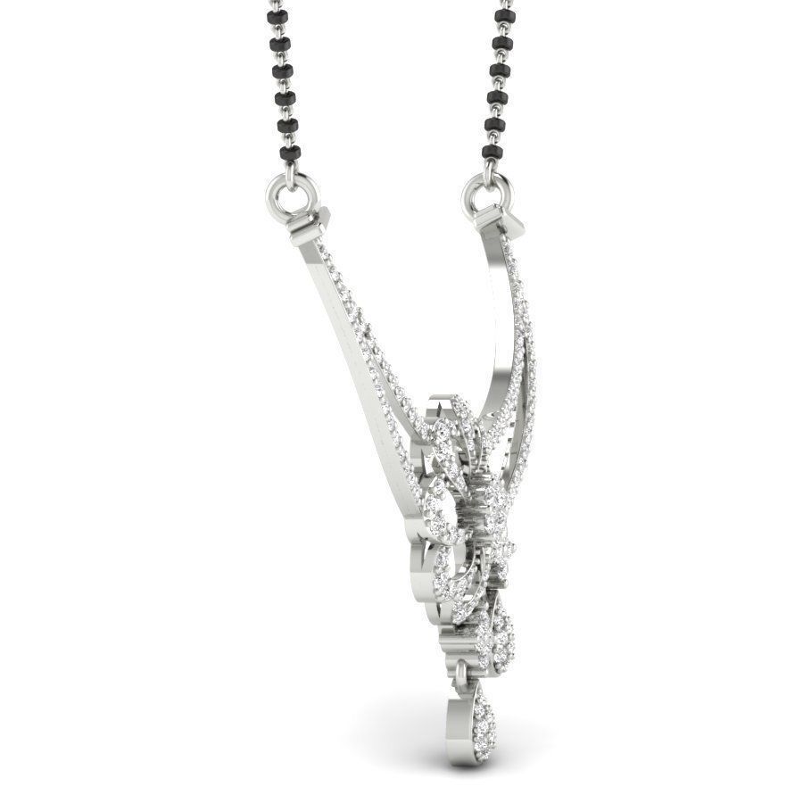 Diamond Necklace 3D print model_5