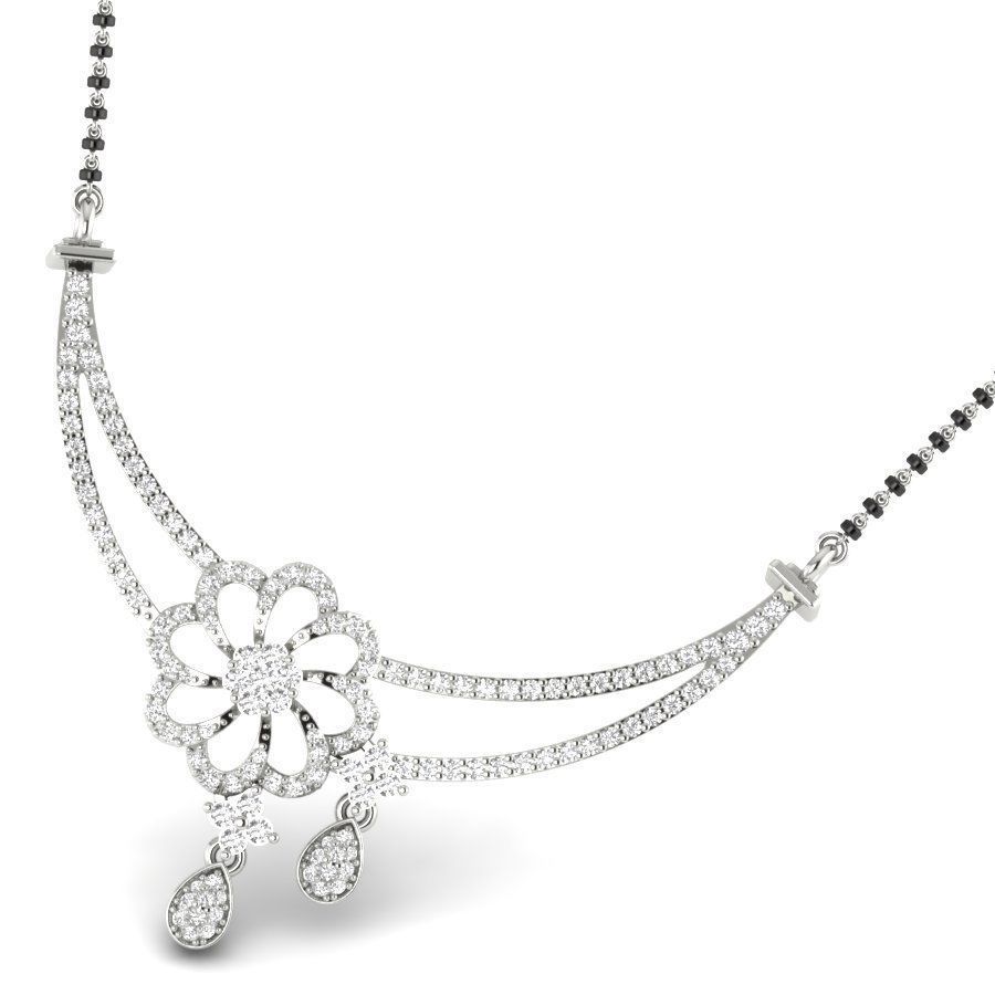 Diamond Necklace 3D print model_6