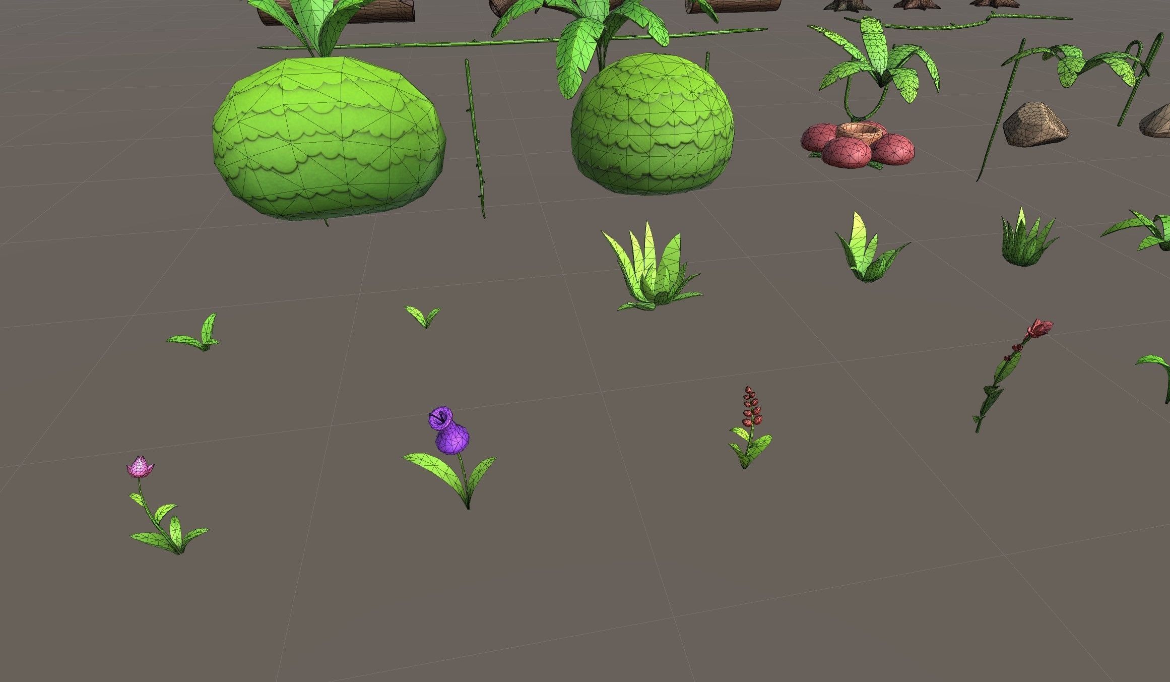 Low Poly Jungle Pack Low-poly 3D model_7
