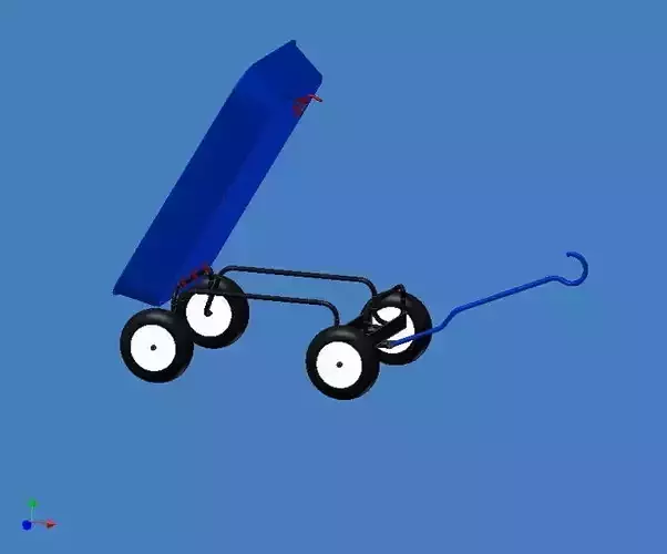 4 wheeled heavy duty tilt trailer