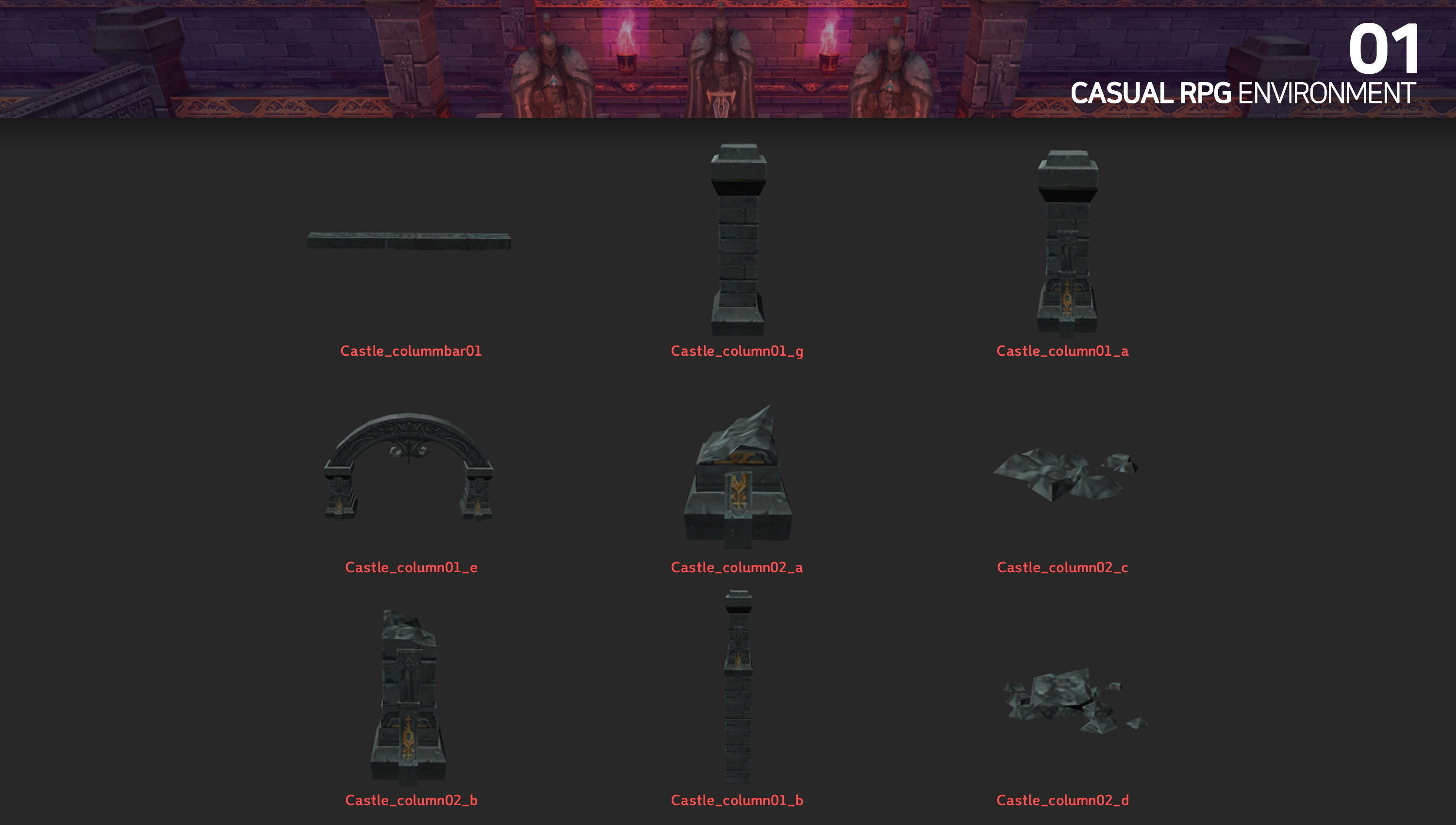 Casual RPG Environment 01 Low-poly 3D model_2