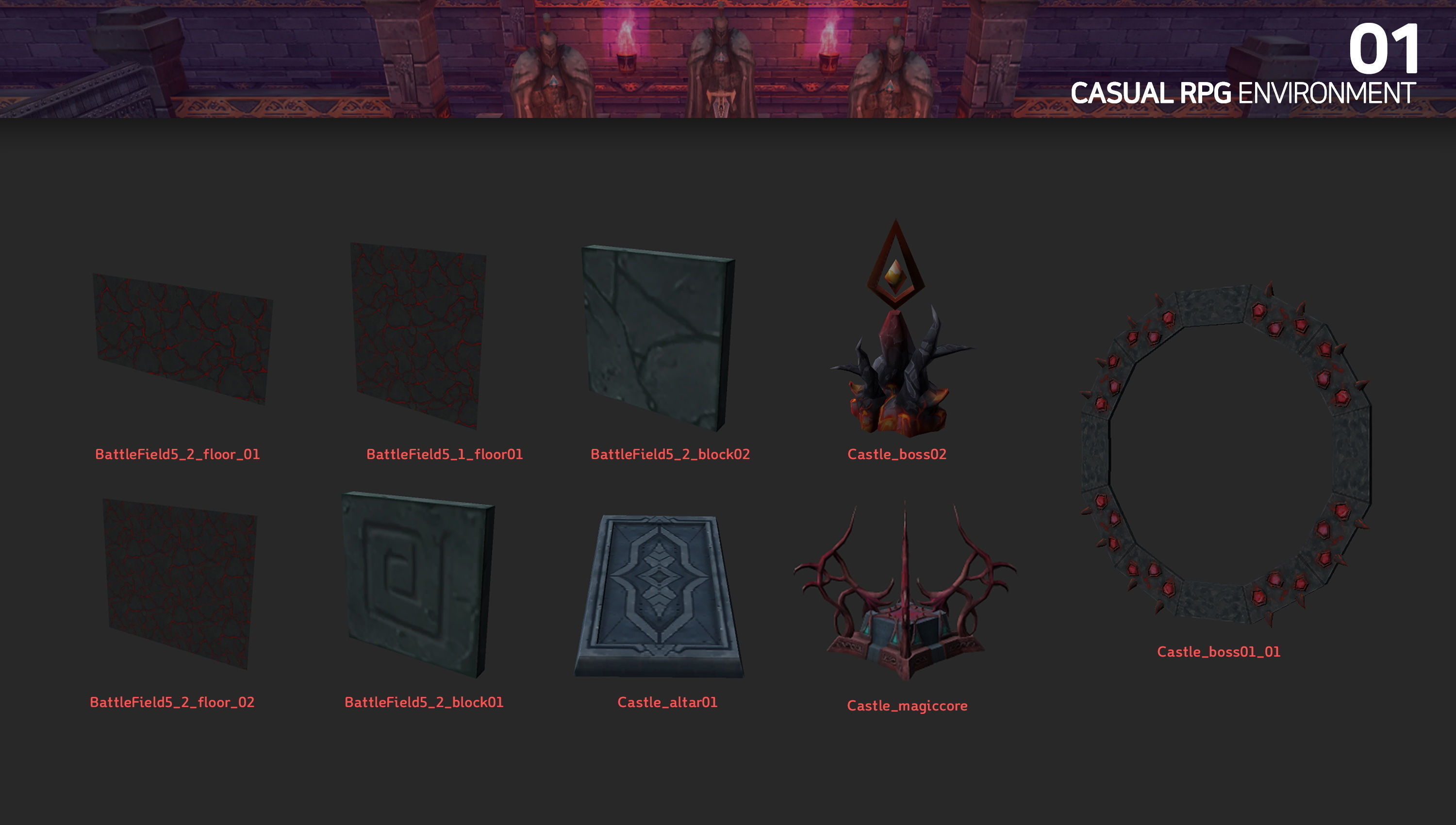 Casual RPG Environment 01 Low-poly 3D model_1