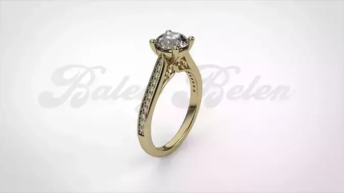 woman ring diamond R00249