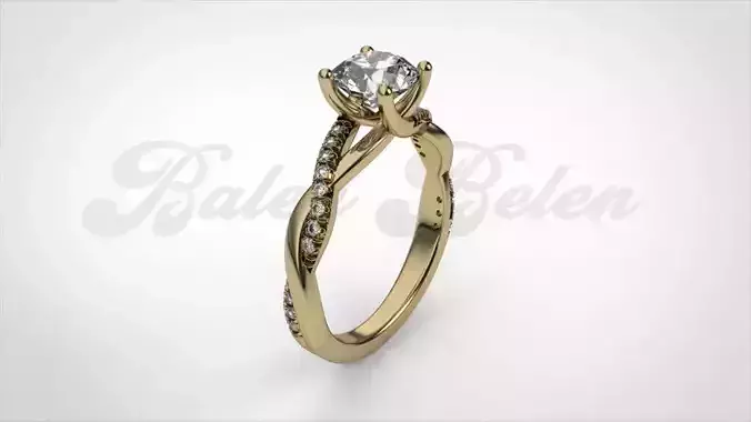 Woman ring diamond R00254
