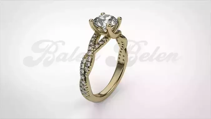 Wman ring diamond R00255
