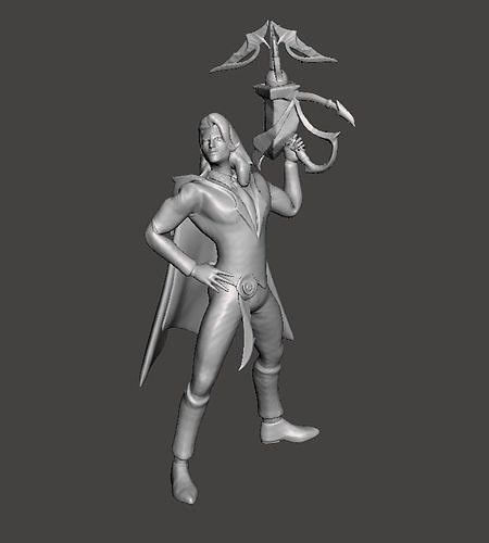 Crystal Rose Akshan 3D Model 3D print model