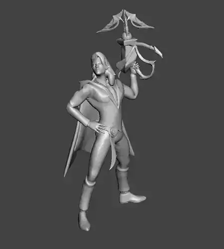 Crystal Rose Akshan 3D Model