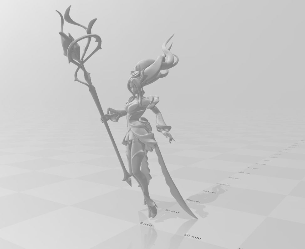 Crystal Rose Janna 3D Model 3D print model_1