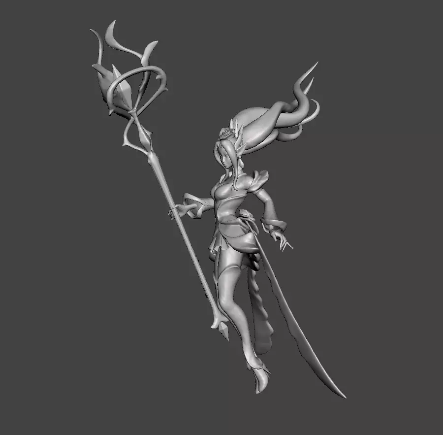 Crystal Rose Janna 3D Model 3D print model_0