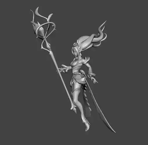 Crystal Rose Janna 3D Model