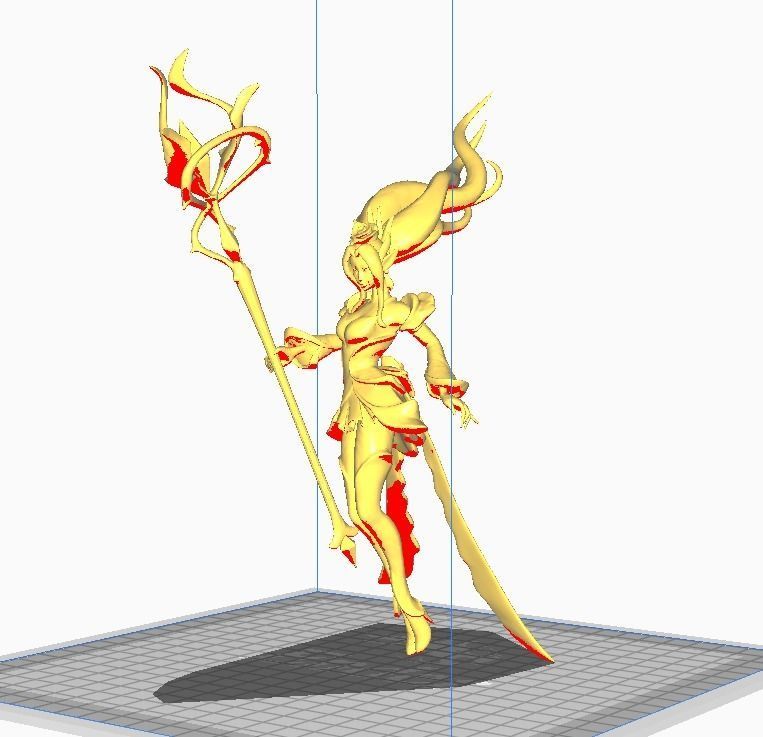 Crystal Rose Janna 3D Model 3D print model_2