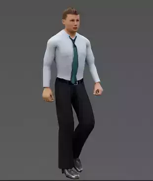 Office Man Character