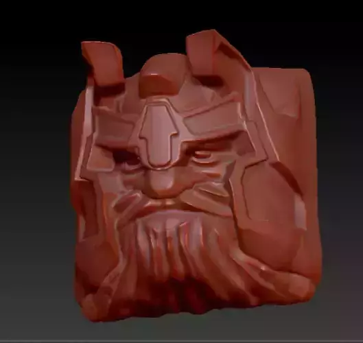 Keycap Dwarf 3D print model