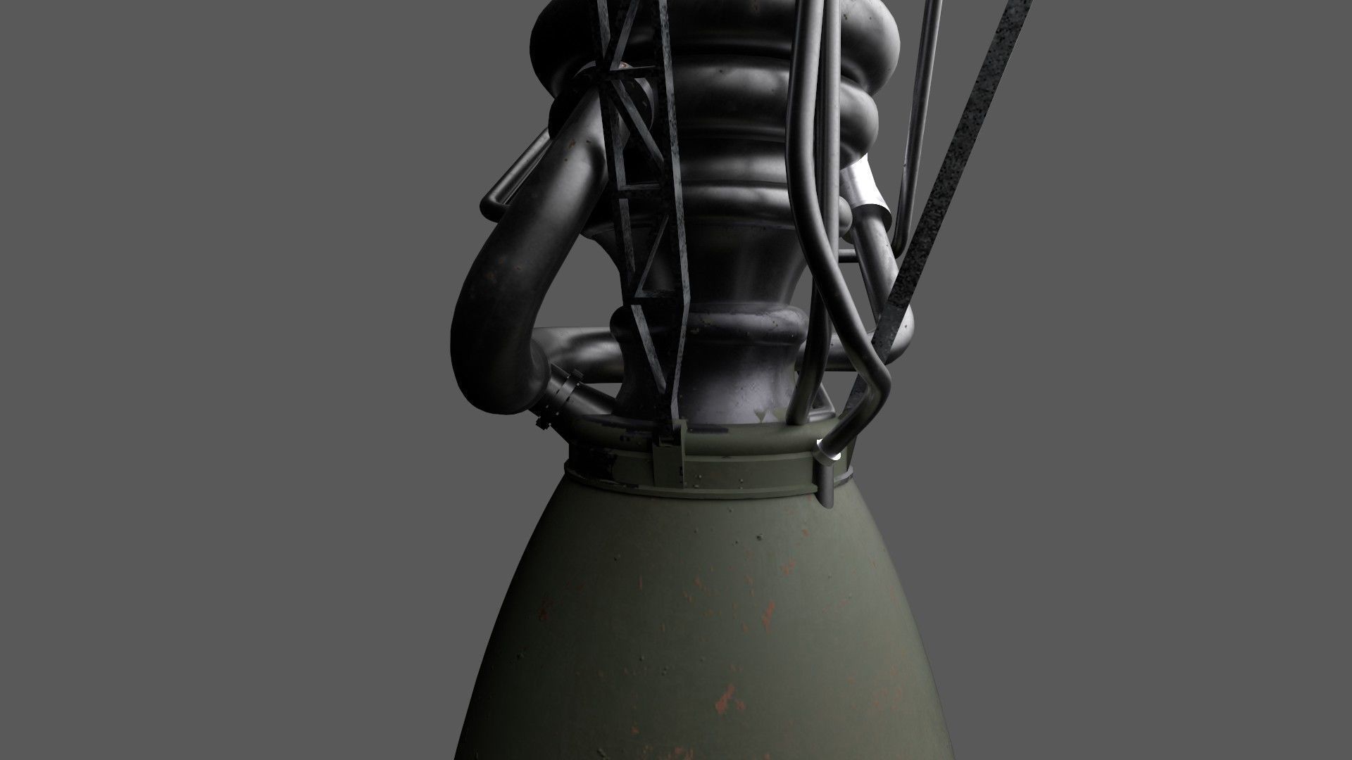 Raptor Engine 3D model_7