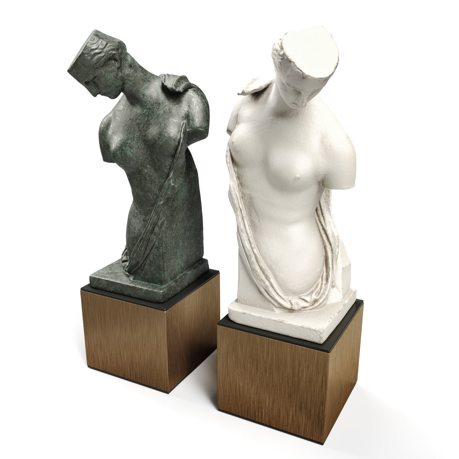 Aphrodite Psyche sculpture 3D model_2