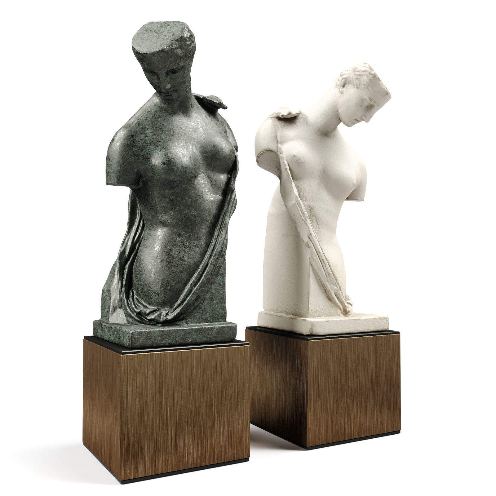 Aphrodite Psyche sculpture 3D model_1