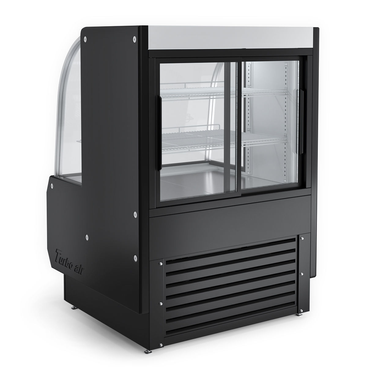 Turbo Air TCGB-36DR-B Curved Glass Dry Bakery Display Case 3D model_3