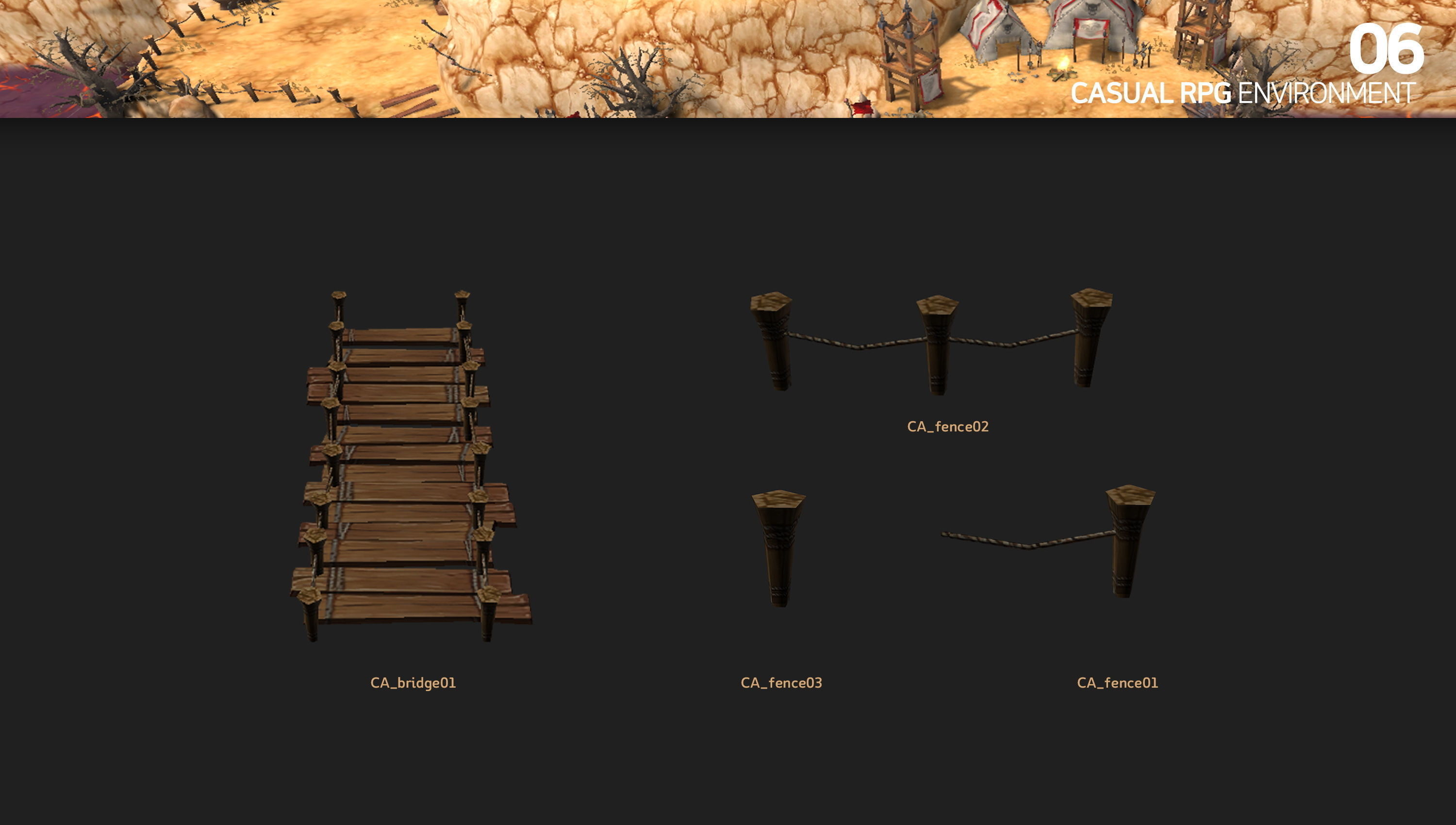 Casual RPG Environment 06 Low-poly 3D model_3