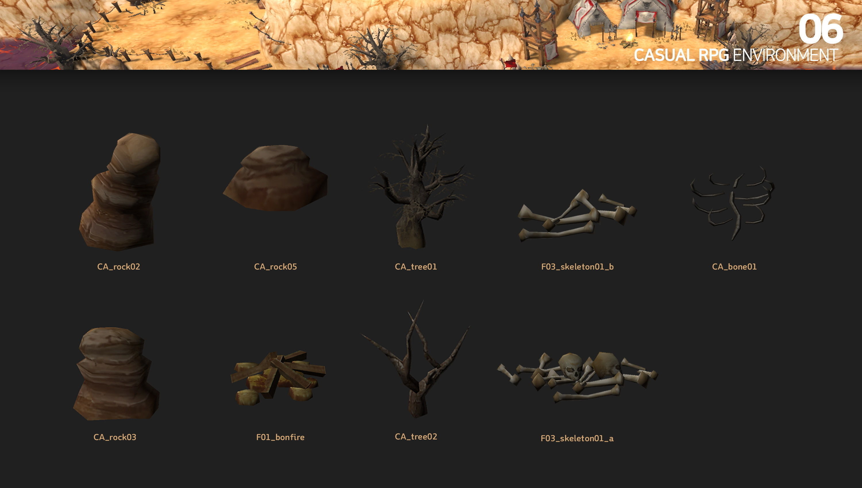 Casual RPG Environment 06 Low-poly 3D model_2