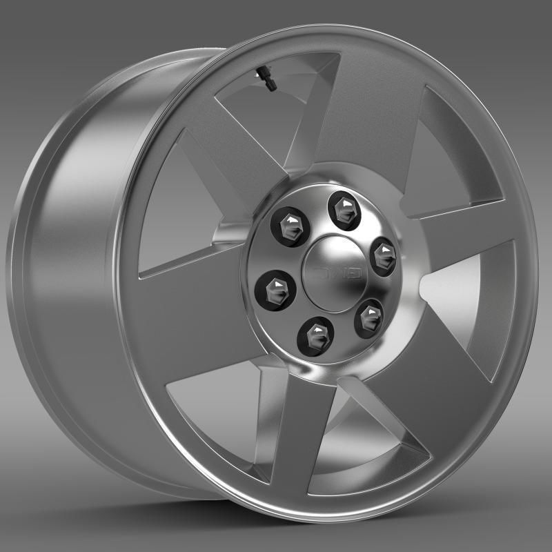 GMC Yukon XFE rim 3D model_2