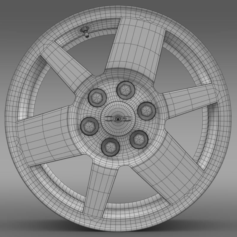 GMC Yukon XFE rim 3D model_6