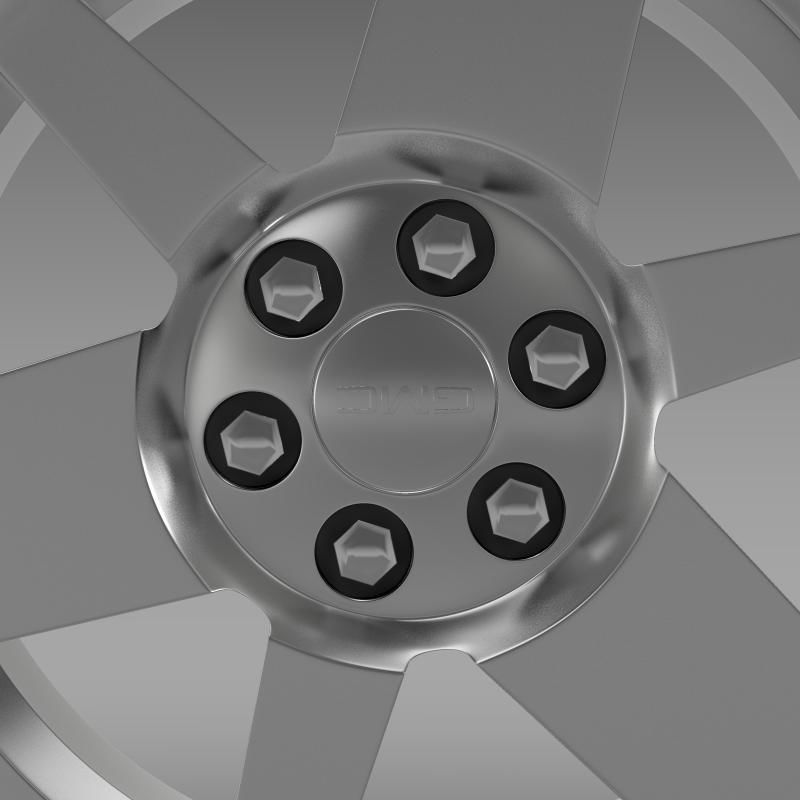 GMC Yukon XFE rim 3D model_4