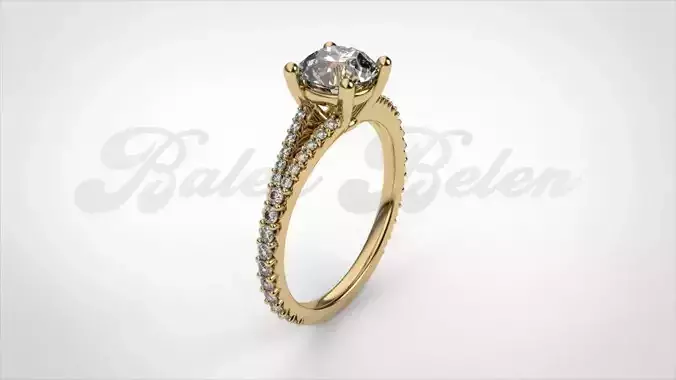 Woman ring diamond R00259